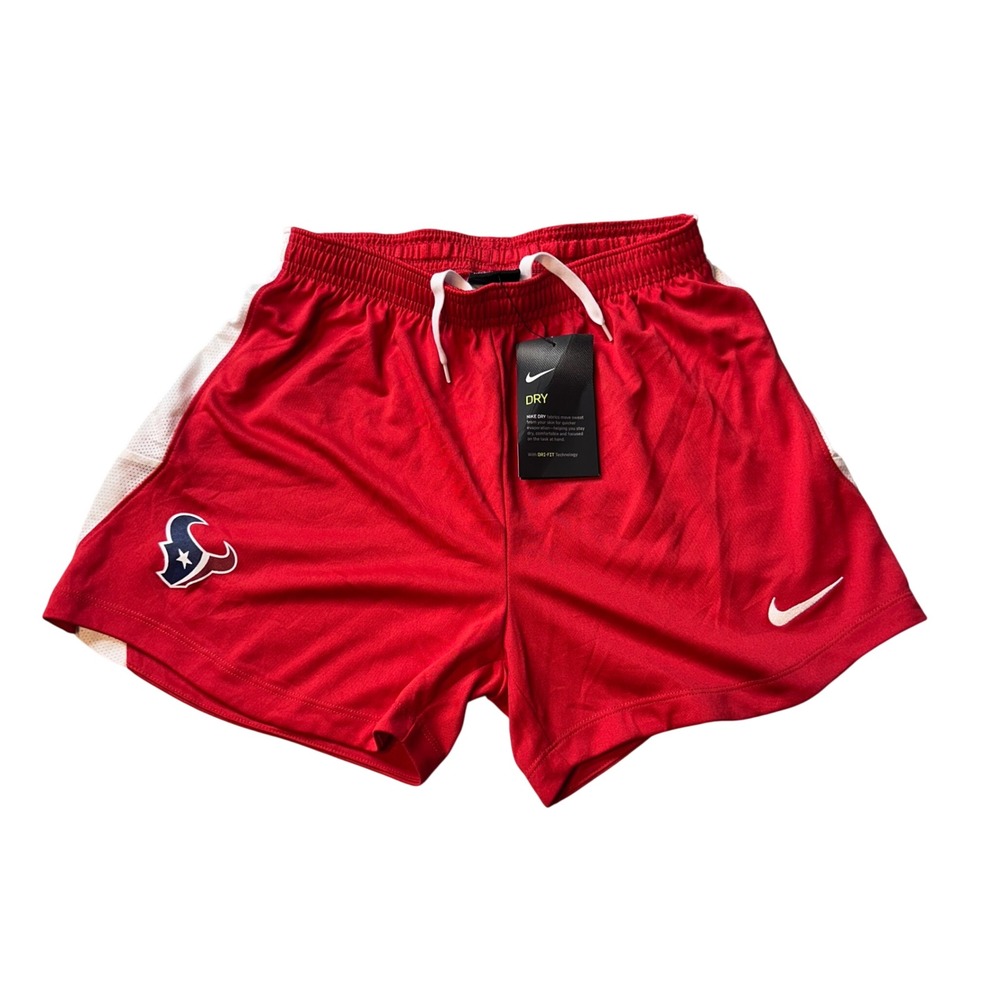 Houston Texans Nike Shorts Womens XS Red Dri-FIT Athletic AJ1243-657 Soccer NFL